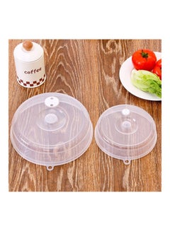Generic 2-Piece Microwave Sealing Cover Set Clear 12x13x2.5cm  - Image 3