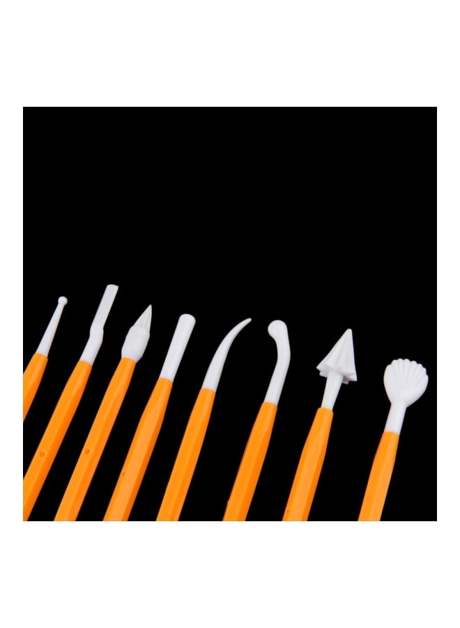 PREUP 8-Piece Cookie Decorating Set Orange/White 14x16centimeter - Image 3