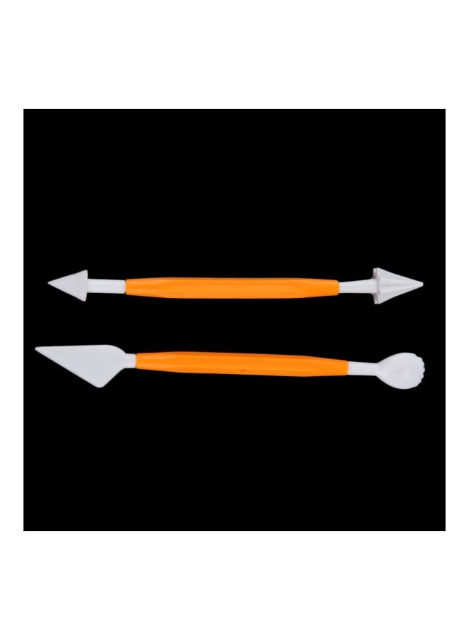 PREUP 8-Piece Cookie Decorating Set Orange/White 14x16centimeter - Image 5