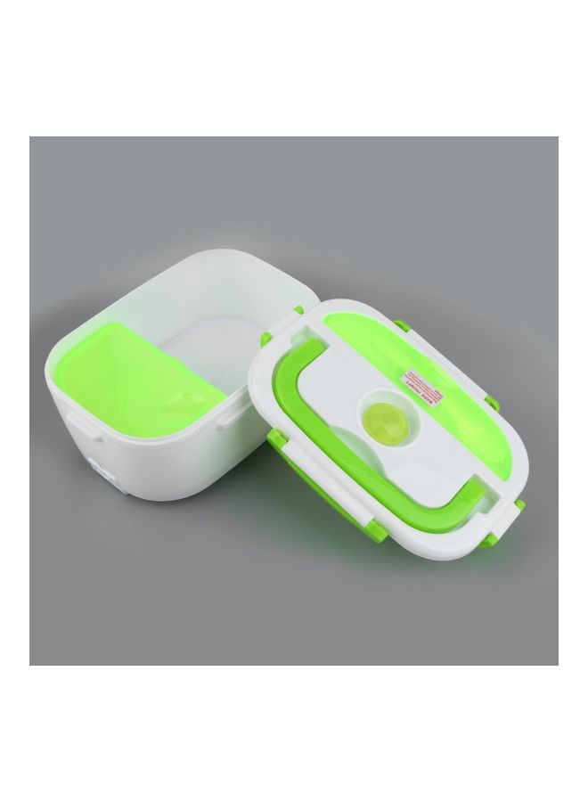 Portable Multifunctional Electric Heated Lunch Box Green/White 16x10.5x22.2cm  - Image 5