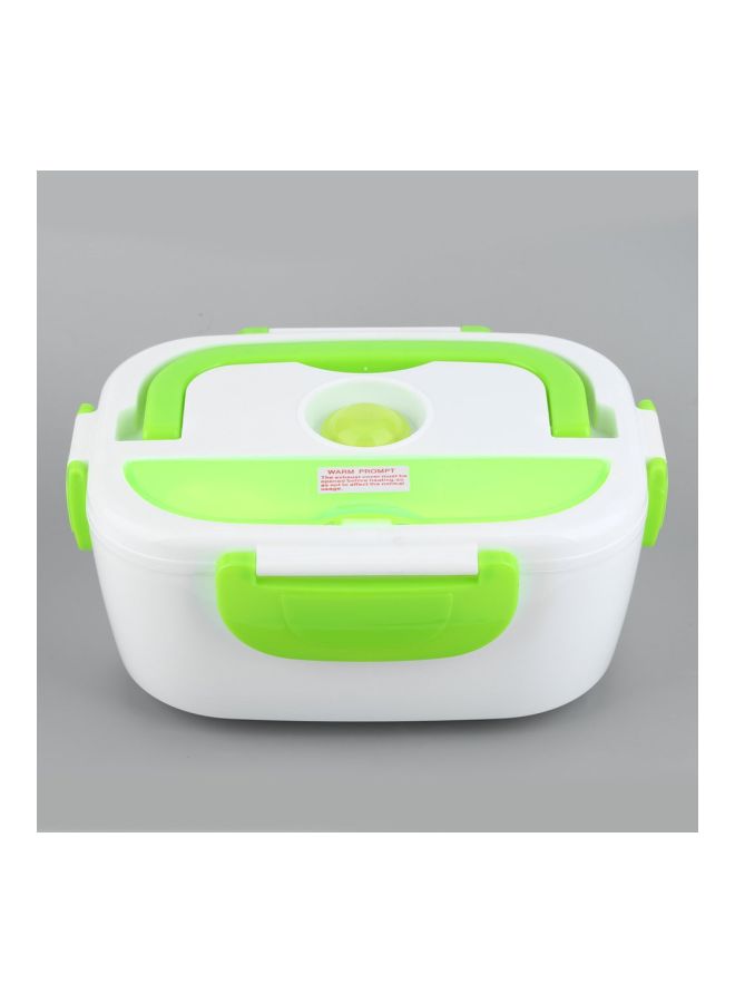 Portable Multifunctional Electric Heated Lunch Box Green/White 16x10.5x22.2cm  - Image 3