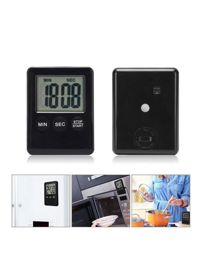 Generic - Digital Kitchen Timer White 60x70x10mm - Image 1