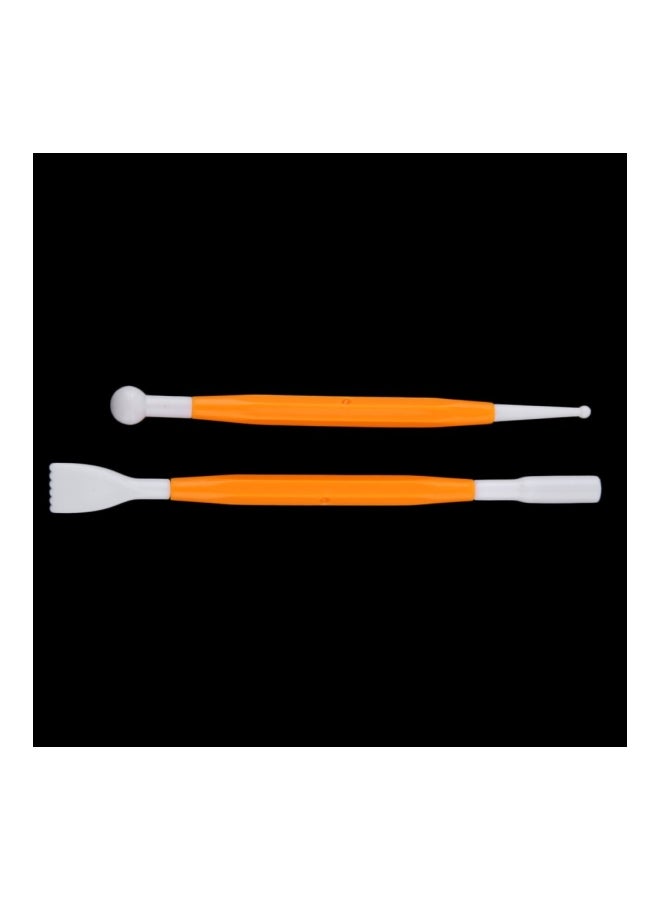 PREUP 8-Piece Cookie Decorating Set Orange/White 14x16centimeter - Image 2
