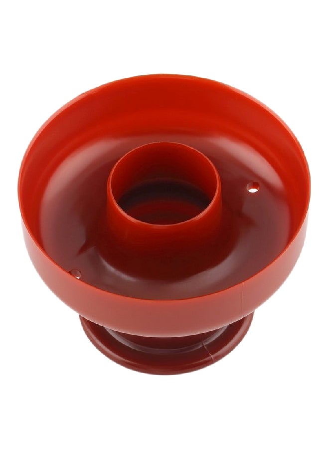 قالب خبز الدونات أحمر 8.5x8.5x6سم - Image 1