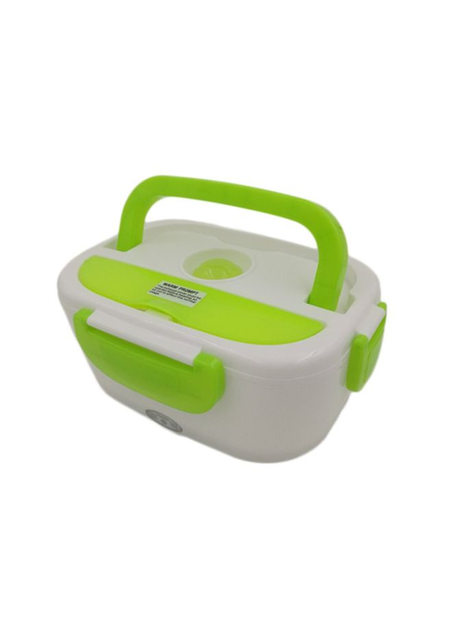 Portable Multifunctional Electric Heated Lunch Box Green/White 16x10.5x22.2cm  - Image 4