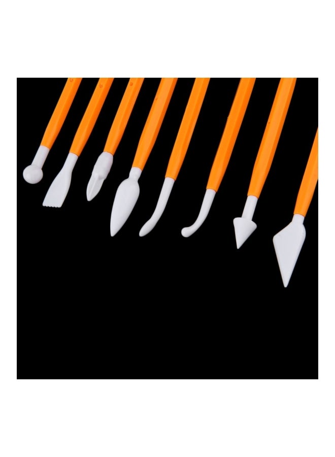 PREUP 8-Piece Cookie Decorating Set Orange/White 14x16centimeter - Image 4