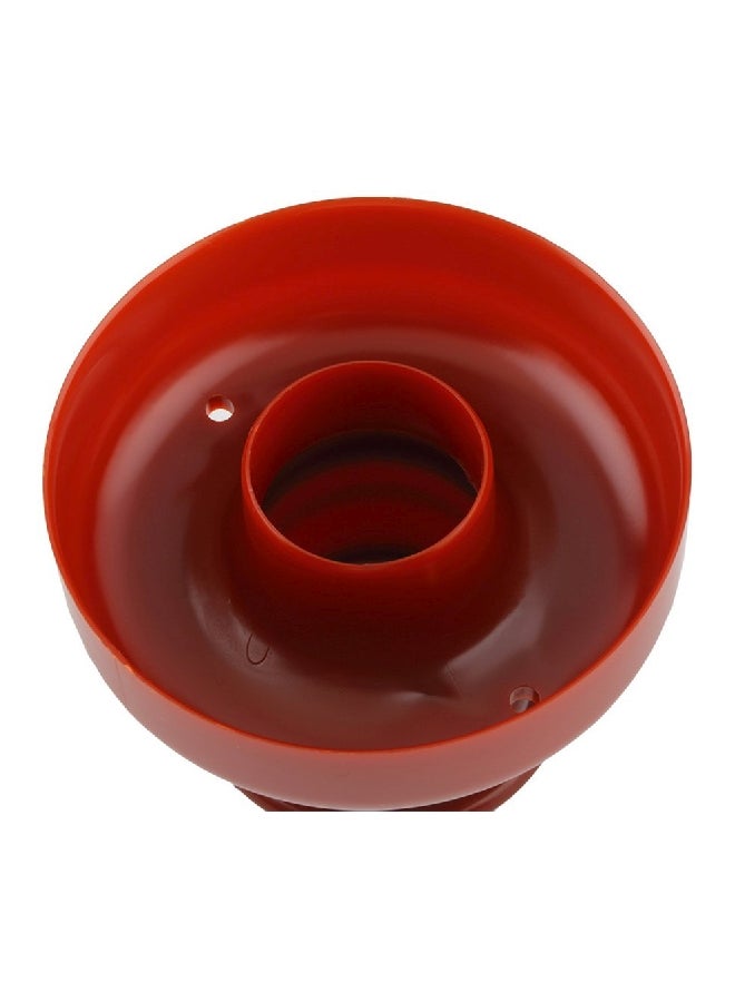 قالب خبز الدونات أحمر 8.5x8.5x6سم - Image 3