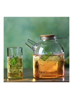 Generic Glass Teapot With Lid Clear 13.5x6.8x18.5cm  - Image 2