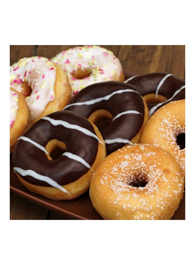 قالب خبز الدونات أحمر 8.5x8.5x6سم - Image 5