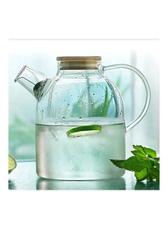 Generic Glass Teapot With Lid Clear 13.5x6.8x18.5cm  - Image 3