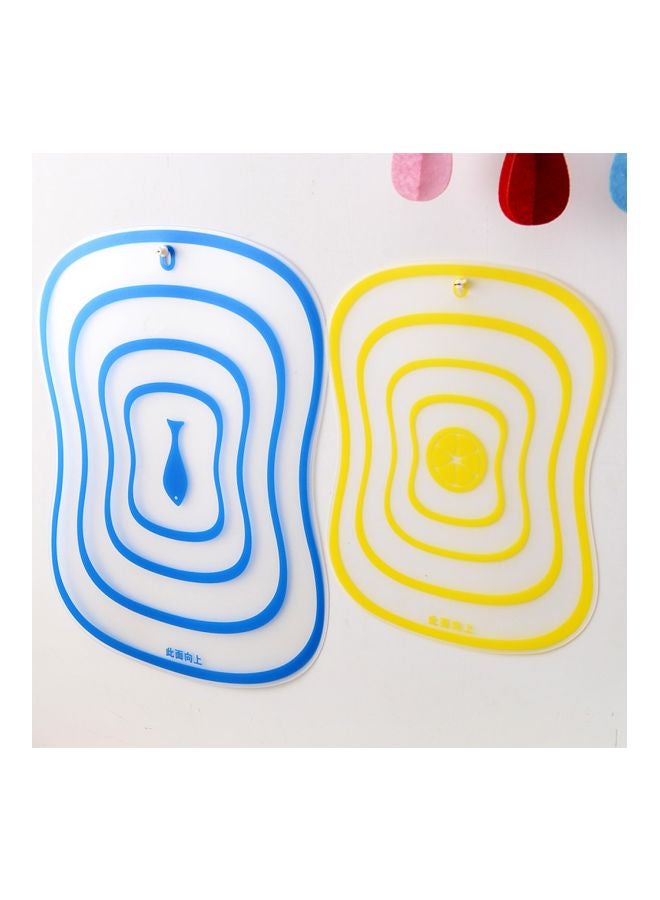 4-Piece Blendable Cutting Board Set Green/Yellow/Blue/Red 41.5x31.5x0.08cm - Image 3