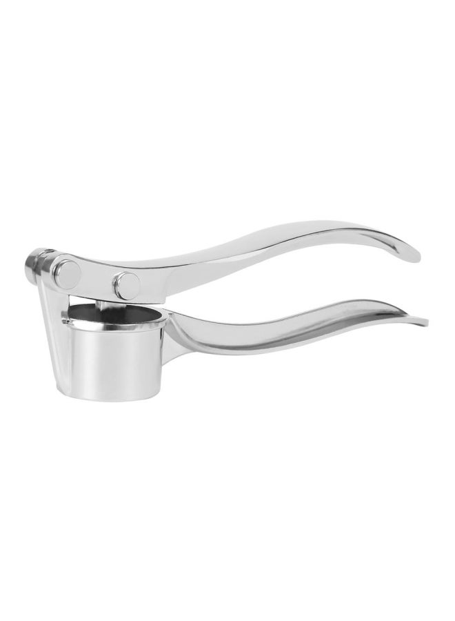Garlic Press Nut Chrusher Silver 16x4.5x4cm - Image 1