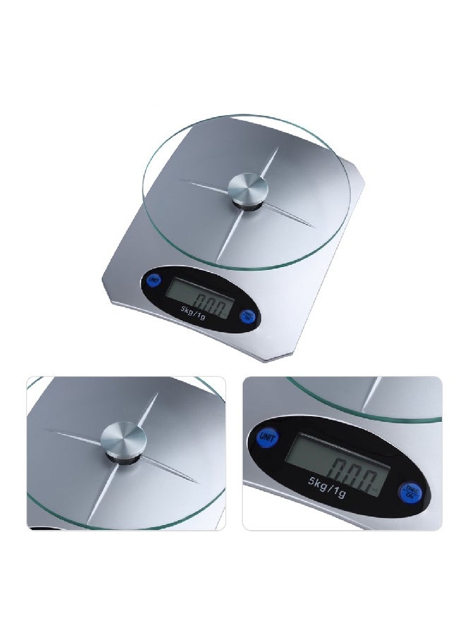 Digital Food Diet Scale Silver/Black 20x14.5cm