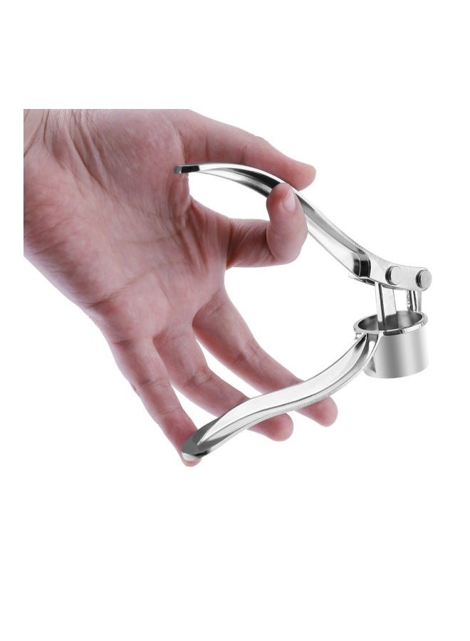 Garlic Press Nut Chrusher Silver 16x4.5x4cm - Image 2