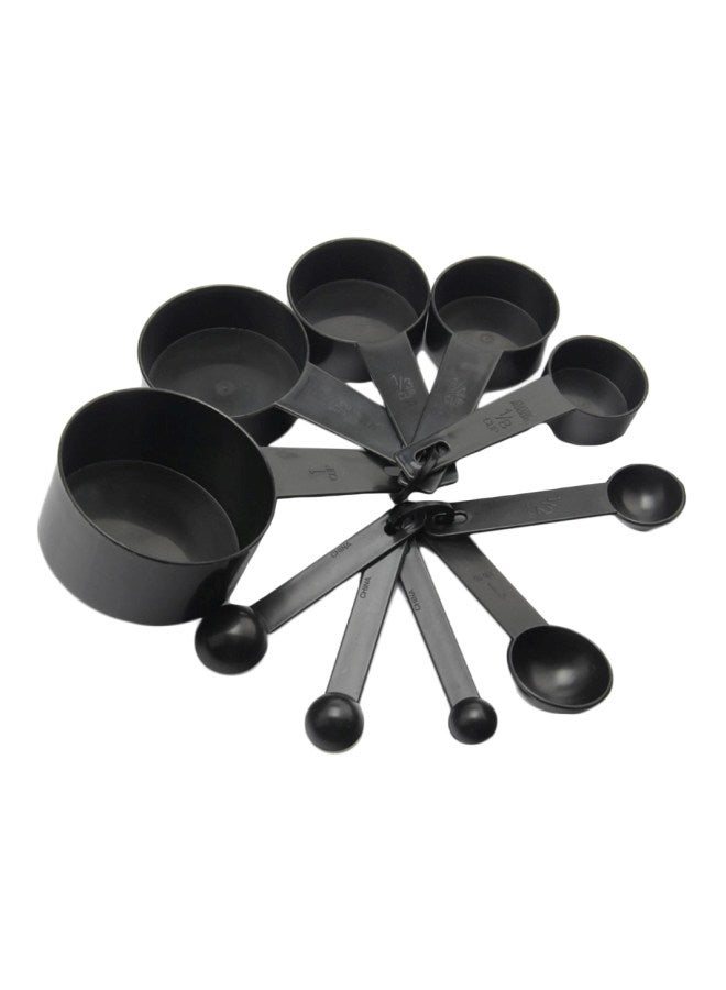 10-Piece Measuring Spoons Set Black  - Image 1