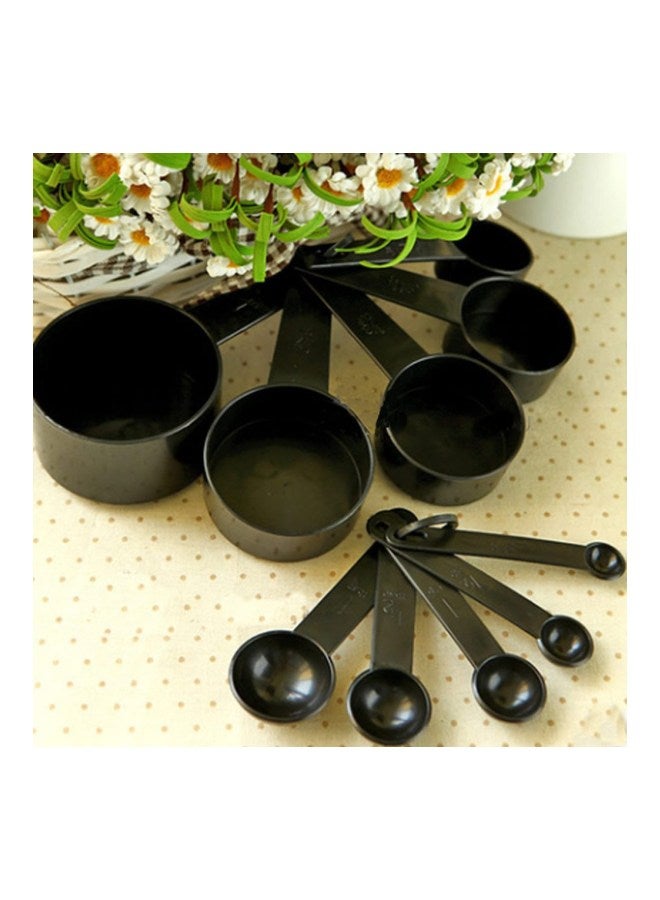 10-Piece Measuring Spoons Set Black  - Image 2