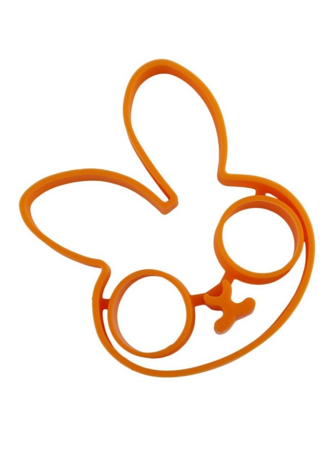 Rabbit Shaped Pancake Ring Mould Orange 13x10.7x1.5cm  - Image 5