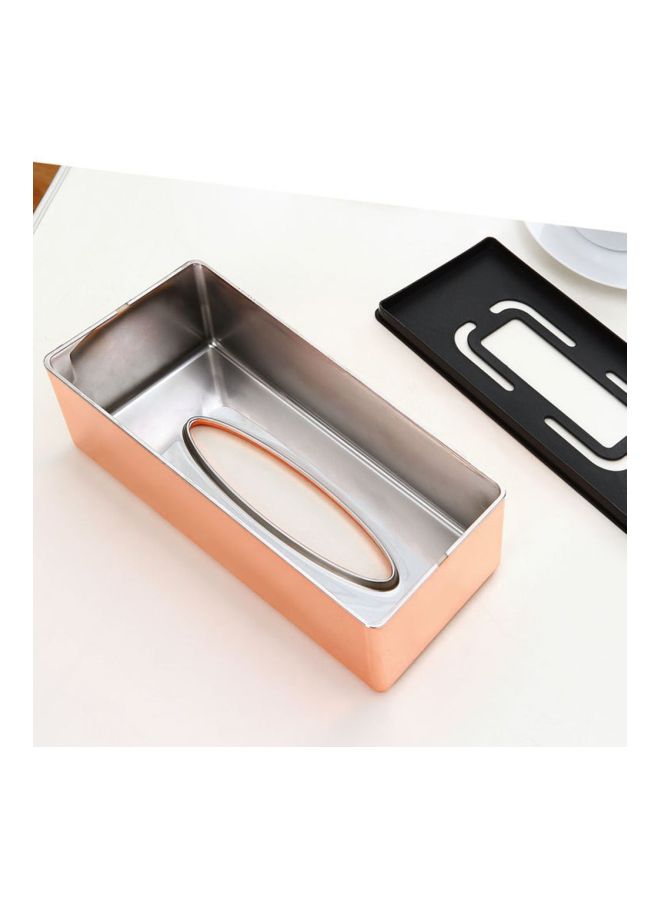 Exquisite Plating Tissue Box Gold 250x138x91mm  - Image 3