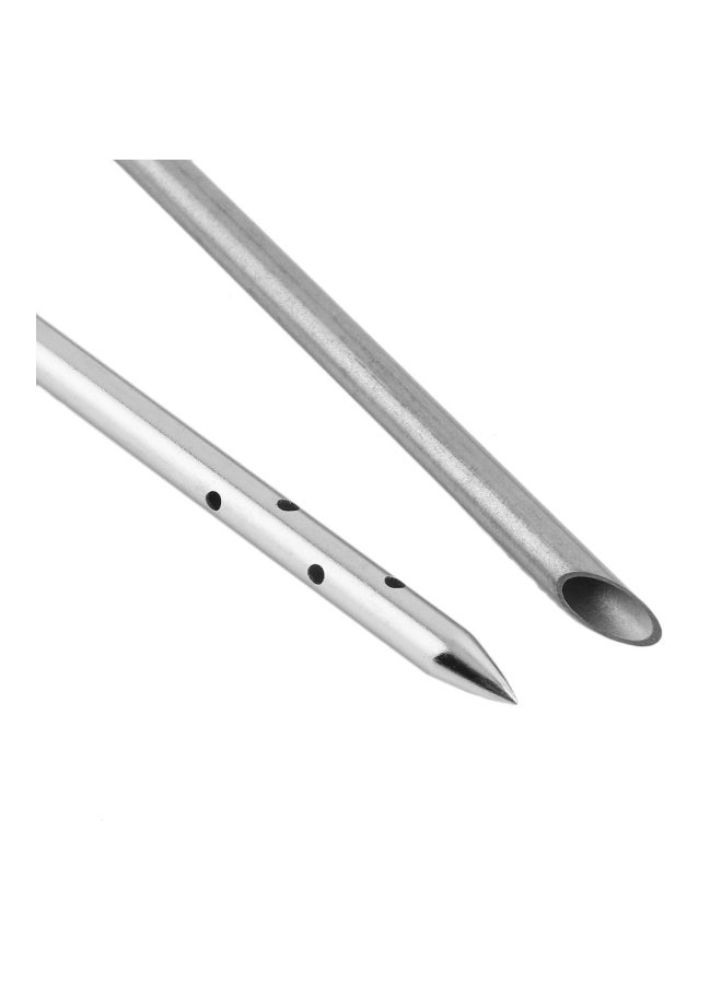 أداة لحقن النكهة والصلصة في الطعام فضي 21x13x4سم - Image 4
