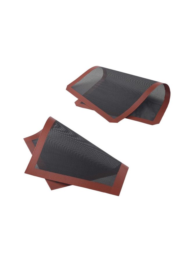 مفرش خبز مضاد للالتصاق للاستخدام في الفرن أسود/أحمر 57x37x1Ø³Ù†ØªÙŠÙ…ØªØ±  - Image 3