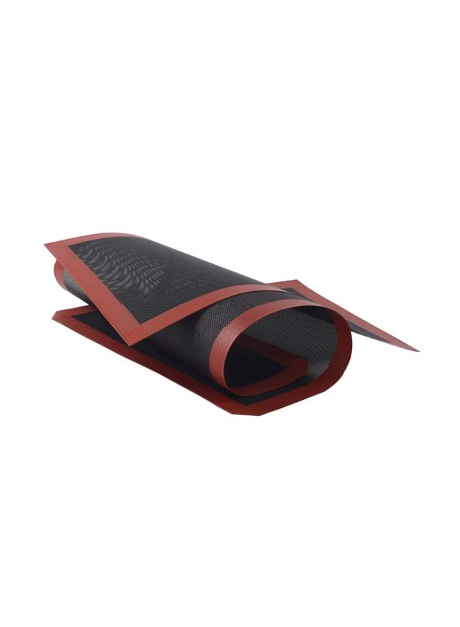مفرش خبز مضاد للالتصاق للاستخدام في الفرن أسود/أحمر 57x37x1Ø³Ù†ØªÙŠÙ…ØªØ±  - Image 4