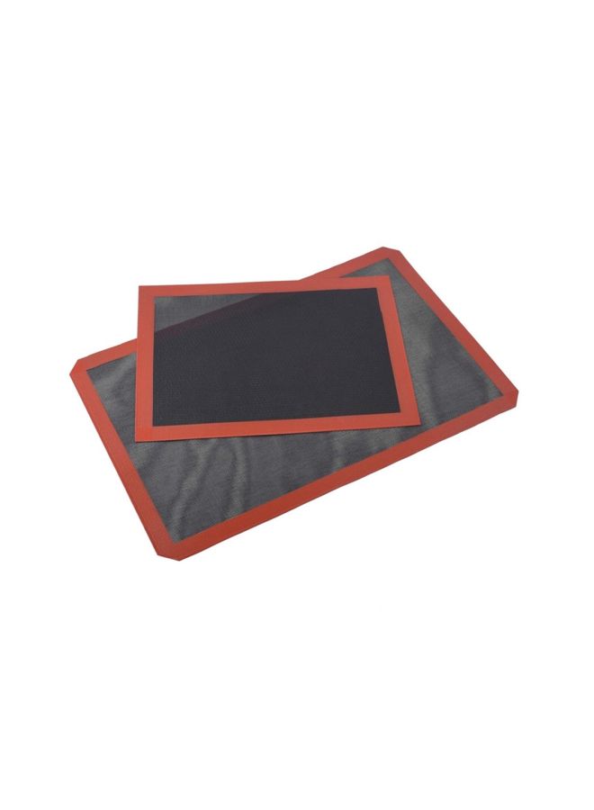 مفرش خبز مضاد للالتصاق للاستخدام في الفرن أسود/أحمر 57x37x1Ø³Ù†ØªÙŠÙ…ØªØ±  - Image 5