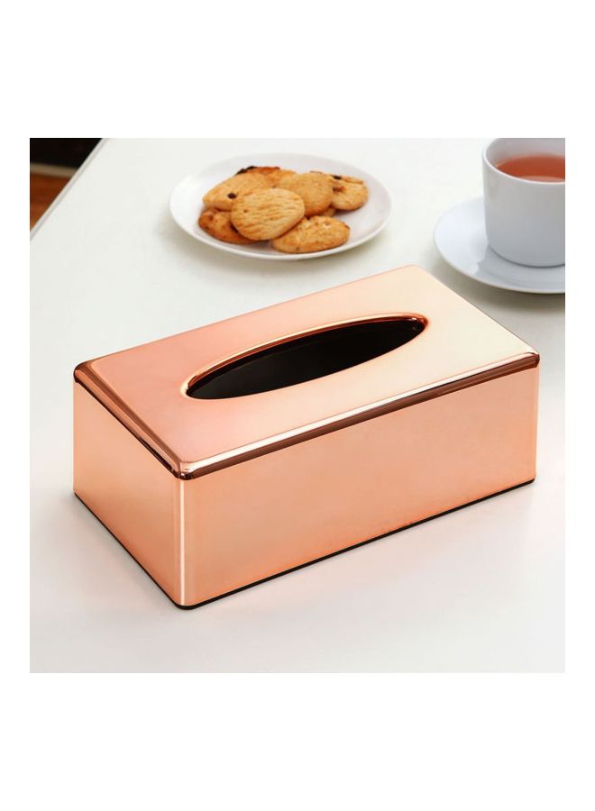 Exquisite Plating Tissue Box Gold 250x138x91mm  - Image 4