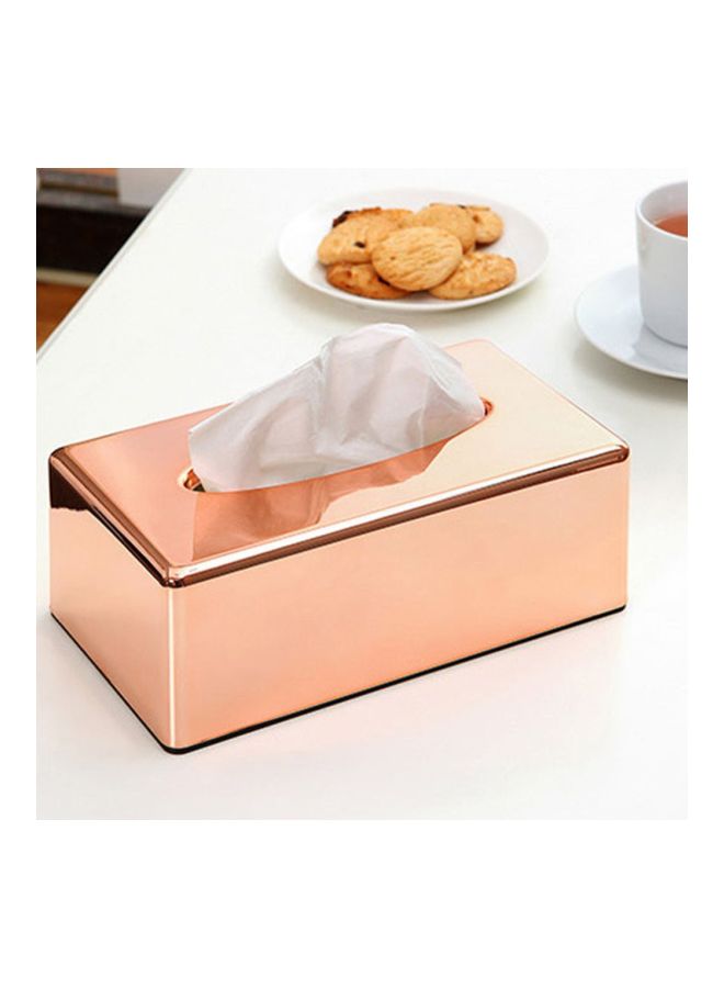 Exquisite Plating Tissue Box Gold 250x138x91mm  - Image 5