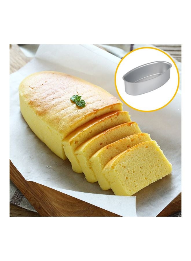 Oval Shape Baking Mould Silver 22.5x11.5x5cm - Image 4
