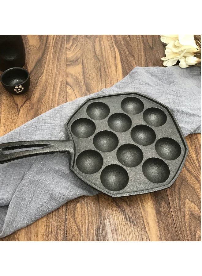 Takoyaki Baking Mould Pan Black 300x195x45mm - Image 2