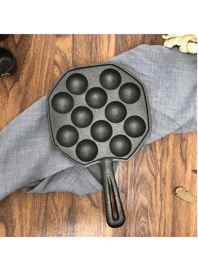 Takoyaki Baking Mould Pan Black 300x195x45mm - Image 4