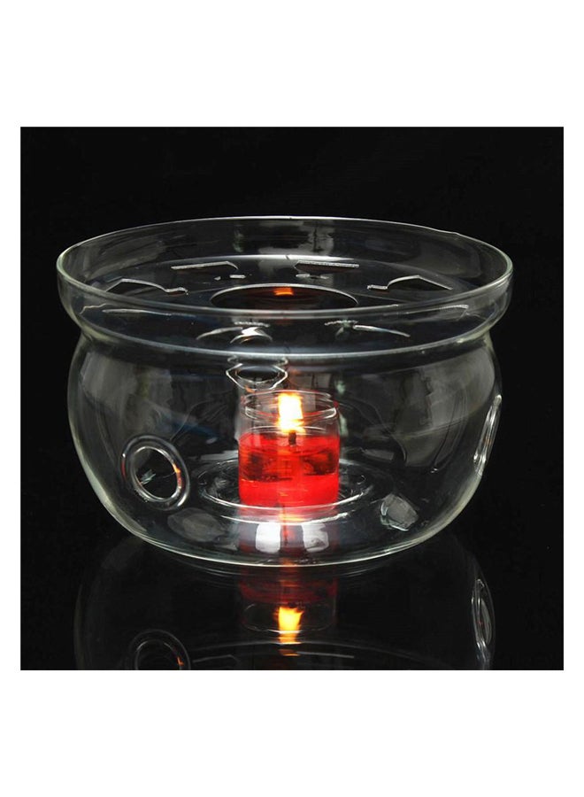 Teapot Warmer Base Clear 13.5x13.5x8cm - Image 3