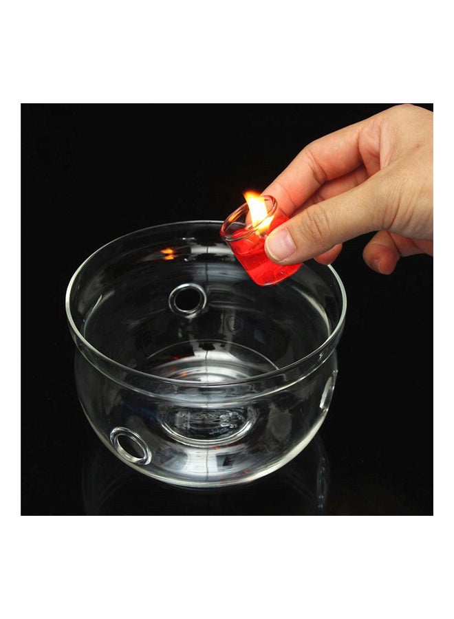 Teapot Warmer Base Clear 13.5x13.5x8cm - Image 4