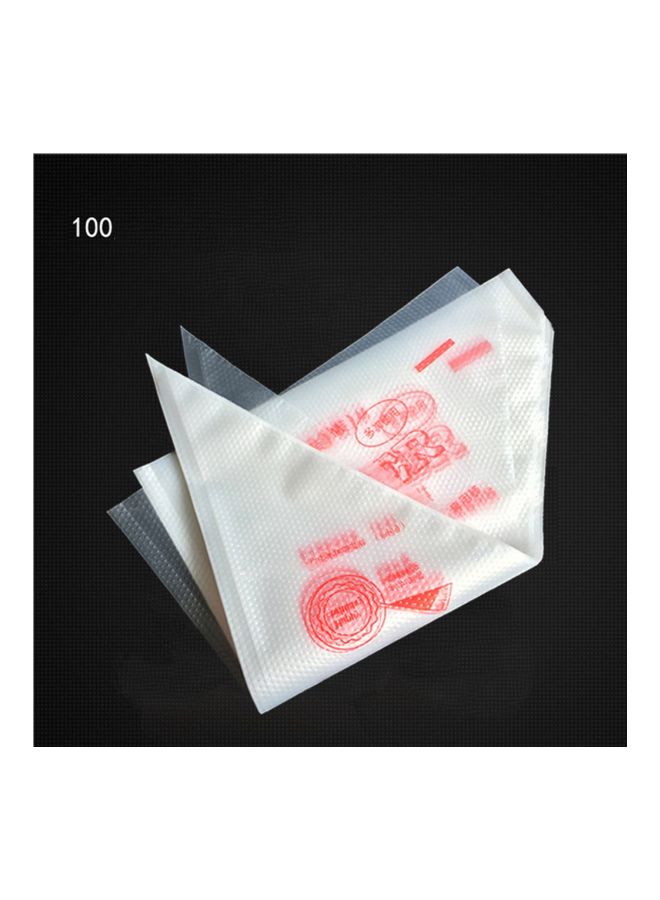 كيس تزيين الحلوى للاستخدام مرة واحدة من 100 قطعة شفاف 14x3x1Ø³Ù†ØªÙŠÙ…ØªØ±  - Image 4