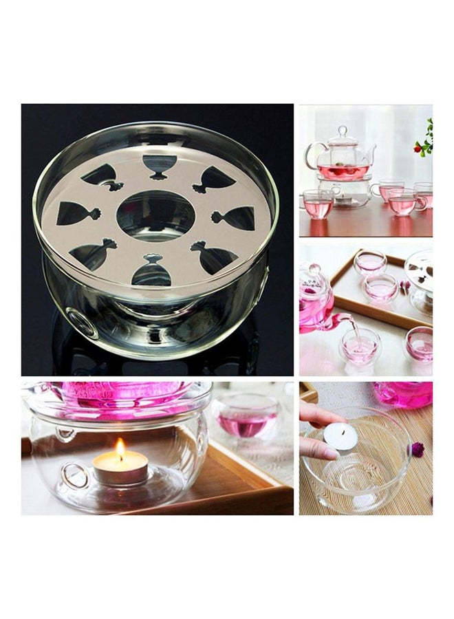 Teapot Warmer Base Clear 13.5x13.5x8cm - Image 5