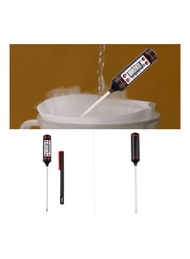 MASTECH Digital Electronic Thermometer Black/Silver/Red 85cm - Image 2