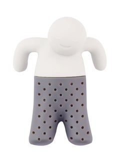 Loose Tea Leaf Strainer White/Grey 3.34x2.36x1.18inch