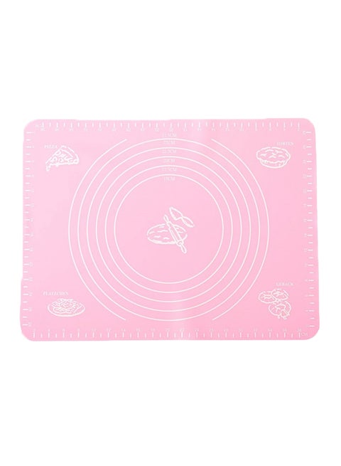 Silicone Rolling Cut Mat Pink 40x30x1cm