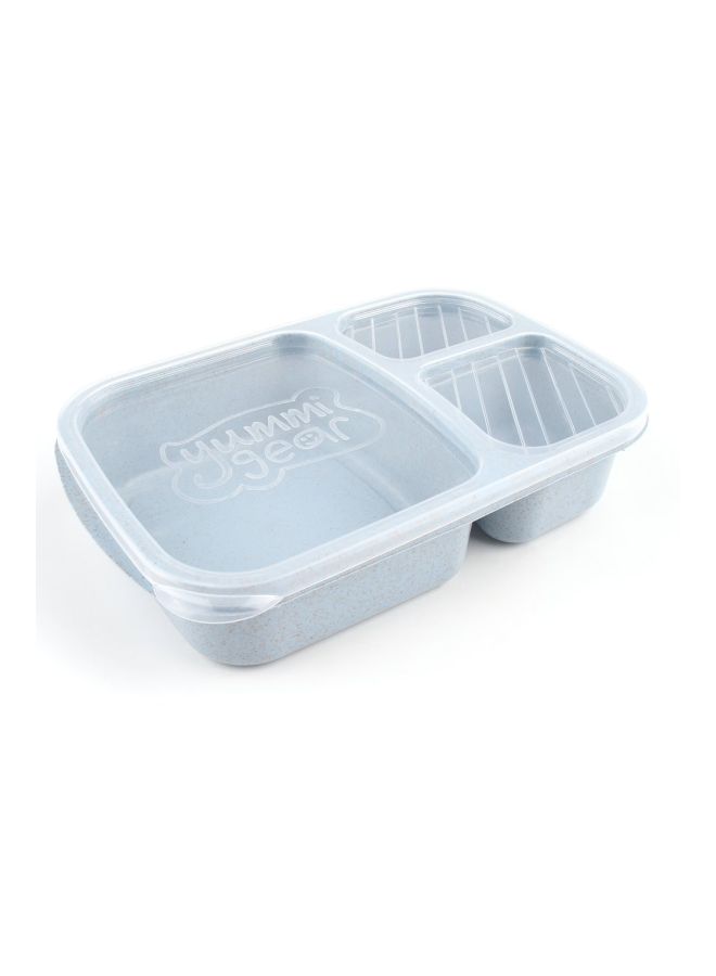 3-Grid Lunch Box With Lid Blue/Clear 23.5x15x5cm - v1556462717/N24548789A_3