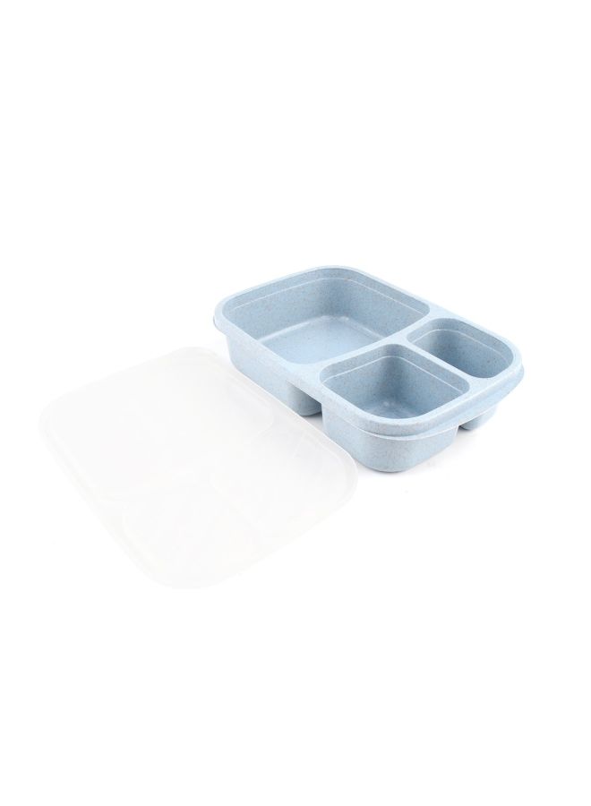 3-Grid Lunch Box With Lid Blue/Clear 23.5x15x5cm - v1556462717/N24548789A_5