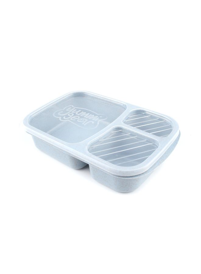 3-Grid Lunch Box With Lid Blue/Clear 23.5x15x5cm - v1556462717/N24548789A_6