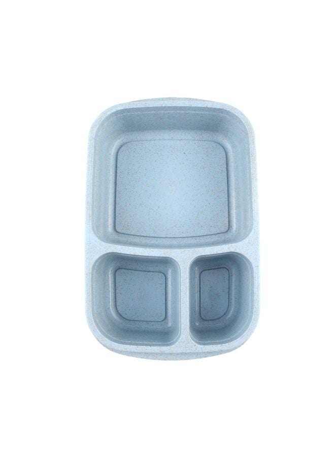 3-Grid Lunch Box With Lid Blue/Clear 23.5x15x5cm - v1556462718/N24548789A_1