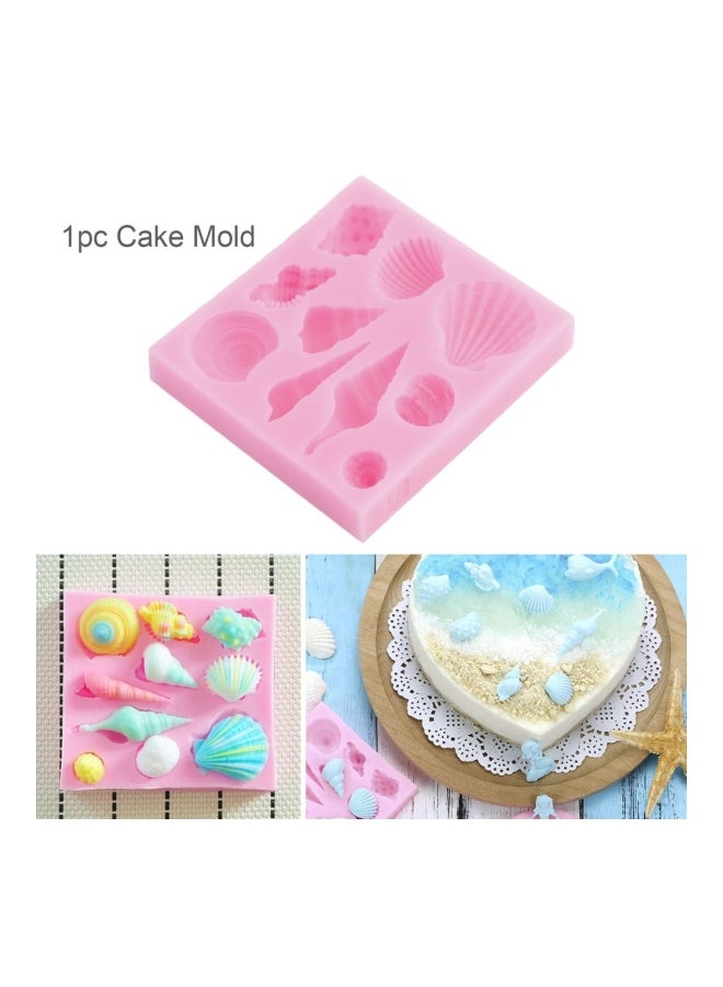 3D Seashell Beach Shells Shaped Mould Pink 1.5x4x8centimeter - Image 2