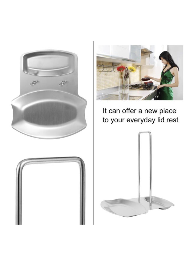 Lid And Spoon Organizer Silver 18.8x15.5x20.2cm  - Image 2
