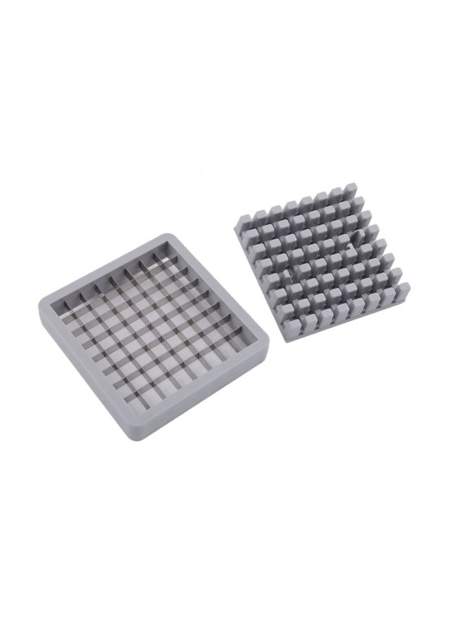 قطاعة بطاطس من الستانلس ستيل فضي 26x12x9.5سم  - Image 2