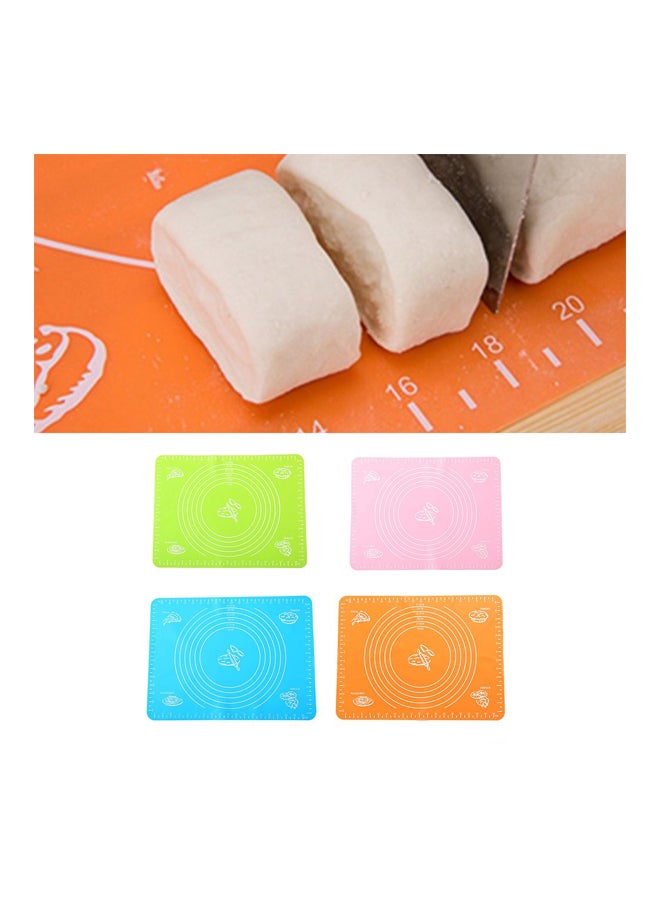 Generic Silicone Cutting Mat Green/Pink/Blue 40x30x1cm  - Image 4