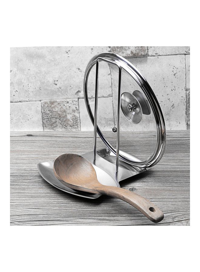 Lid And Spoon Organizer Silver 18.8x15.5x20.2cm  - Image 4
