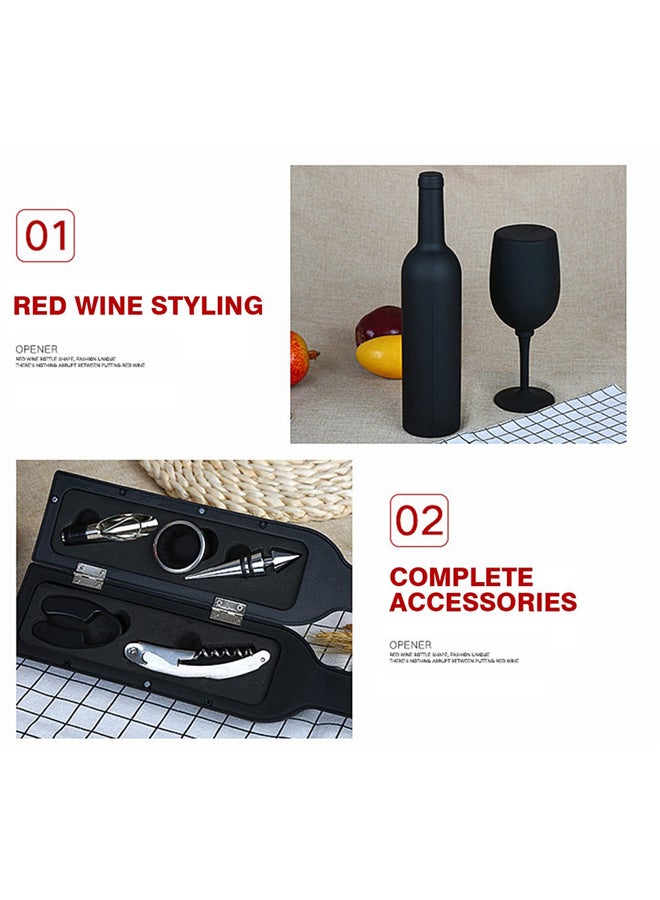 طقم فتاحات زجاجات مكون من 5 قطع فضي 35x20x13مم - Image 5