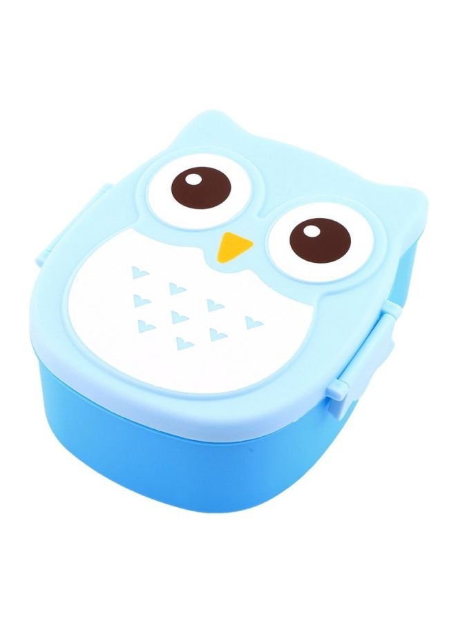 Generic - Owl Shaped Lunch Box Blue/White/Black 17x13x7centimeter - Image 1