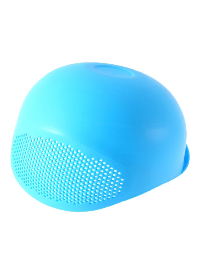 Rice Wash Strainer Blue 12x18x9cm - Image 1